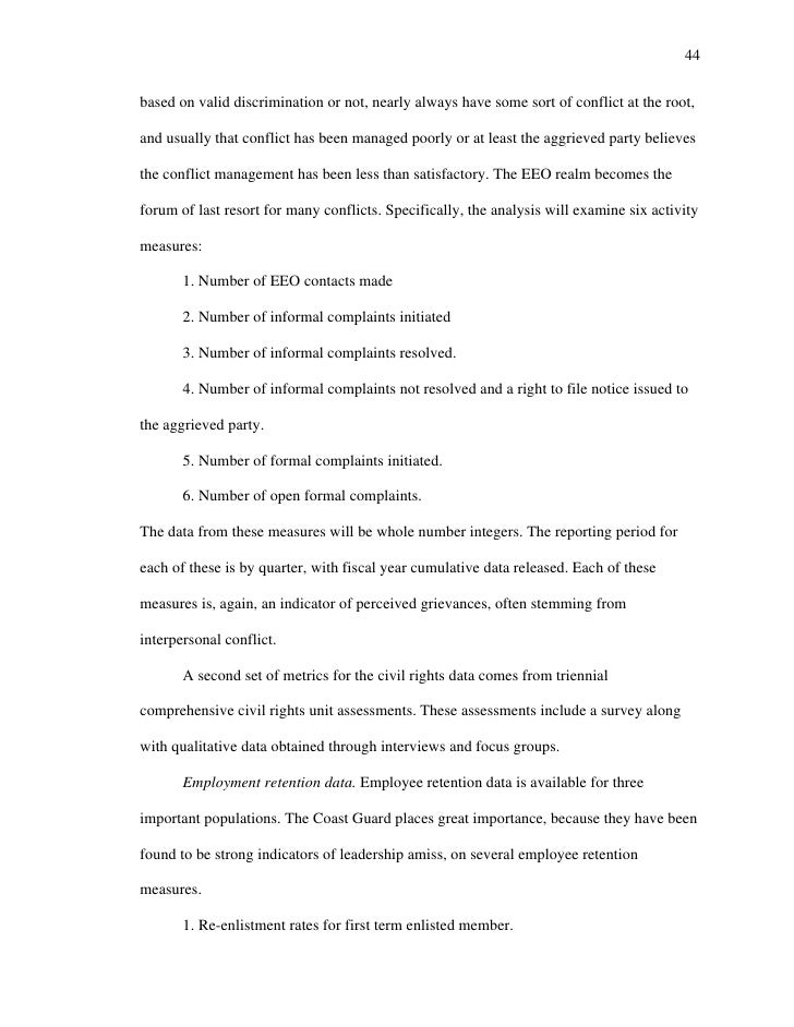 Dissertation on change management